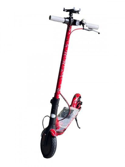 صورة سكوتر كهربائي 36 فولت لون سبايدر مان